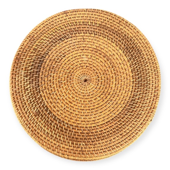 Round Woven Rattan 15” Placemats set of 4 - Picture 1 of 3